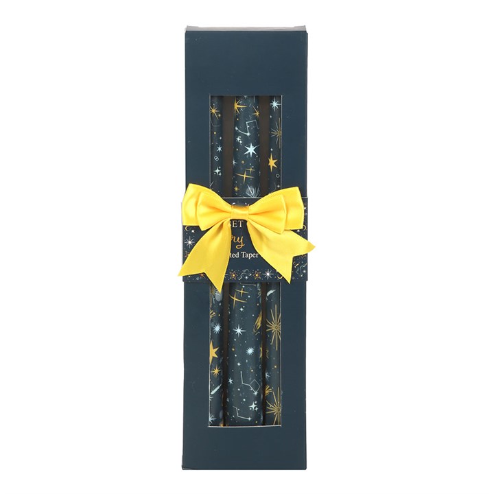 Set of 3 Starry Night Taper Candles - Candles - Inspired Creative Gifts