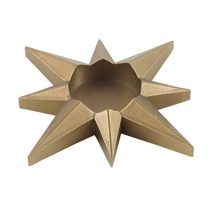 Gold Star Tealight Candle Holder - Candle Holders - Inspired Creative Gifts