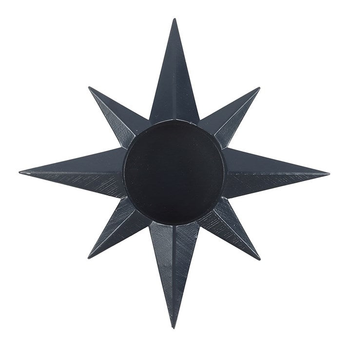 Navy Star Tealight Candle Holder - Candle Holders - Inspired Creative Gifts