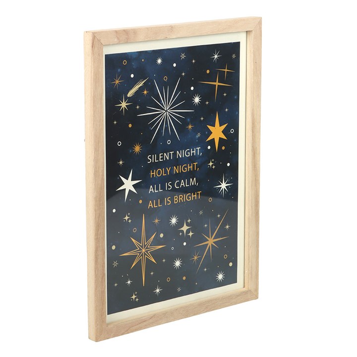 Silent Night Framed Wall Art Print - Inspired Creative Gifts