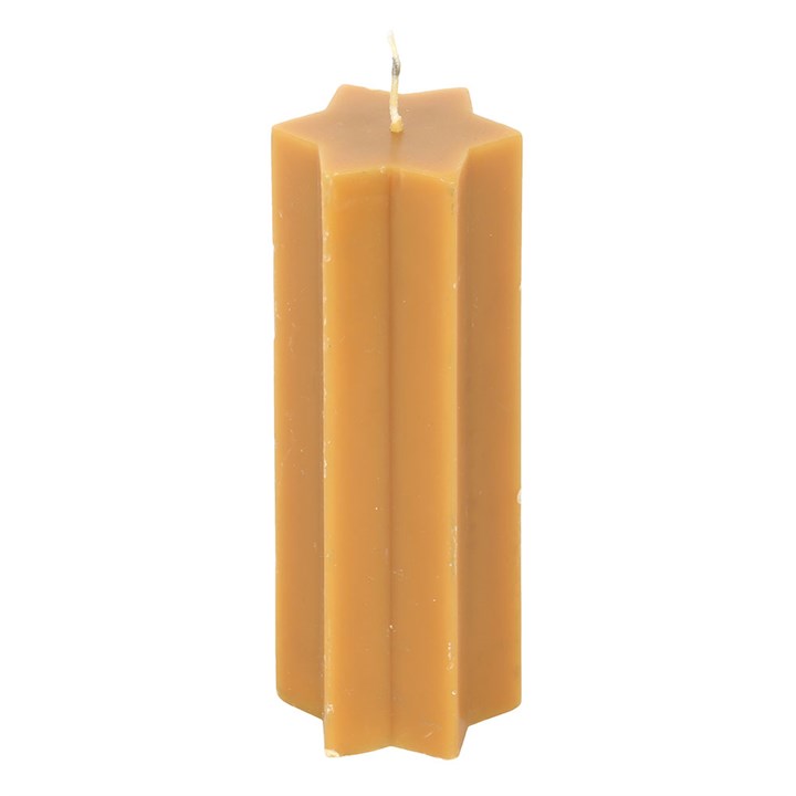 Gold Starry Night Star Shaped Taper Candle - Candles - Inspired Creative Gifts