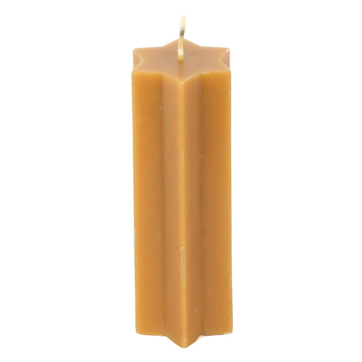 Gold Starry Night Star Shaped Taper Candle - Candles - Inspired Creative Gifts