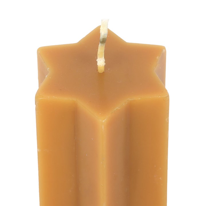 Gold Starry Night Star Shaped Taper Candle - Candles - Inspired Creative Gifts