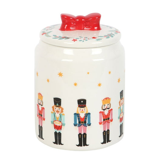 Nutcracker Storage Jar with Bow