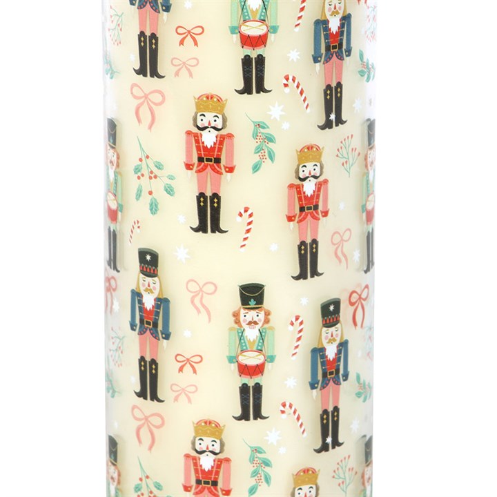 Nutcracker Print Festive Spice Tube Candle - Candles - Inspired Creative Gifts