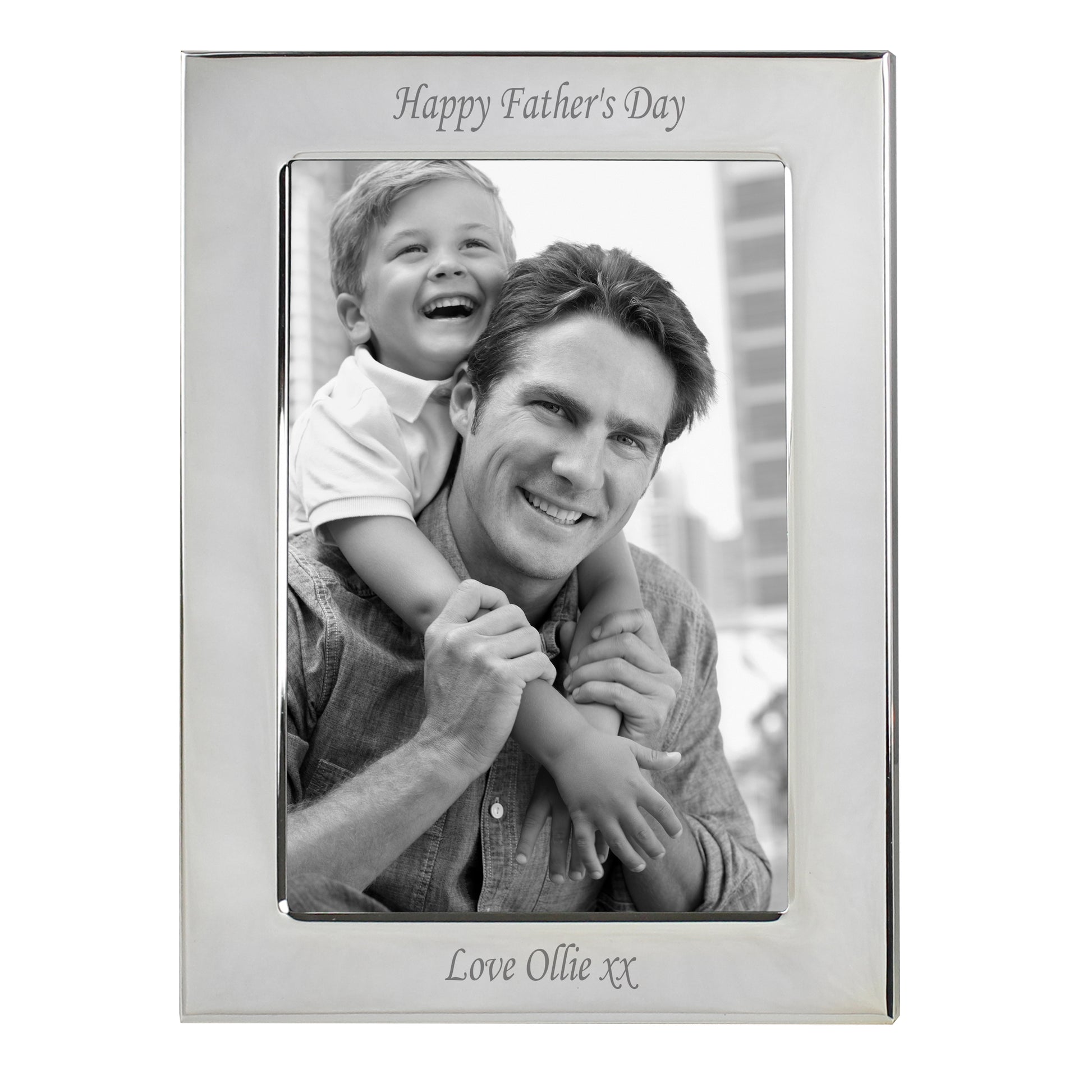 Personalised Silver Plated 6x4 Photo Frame - Inspired Creative Gifts