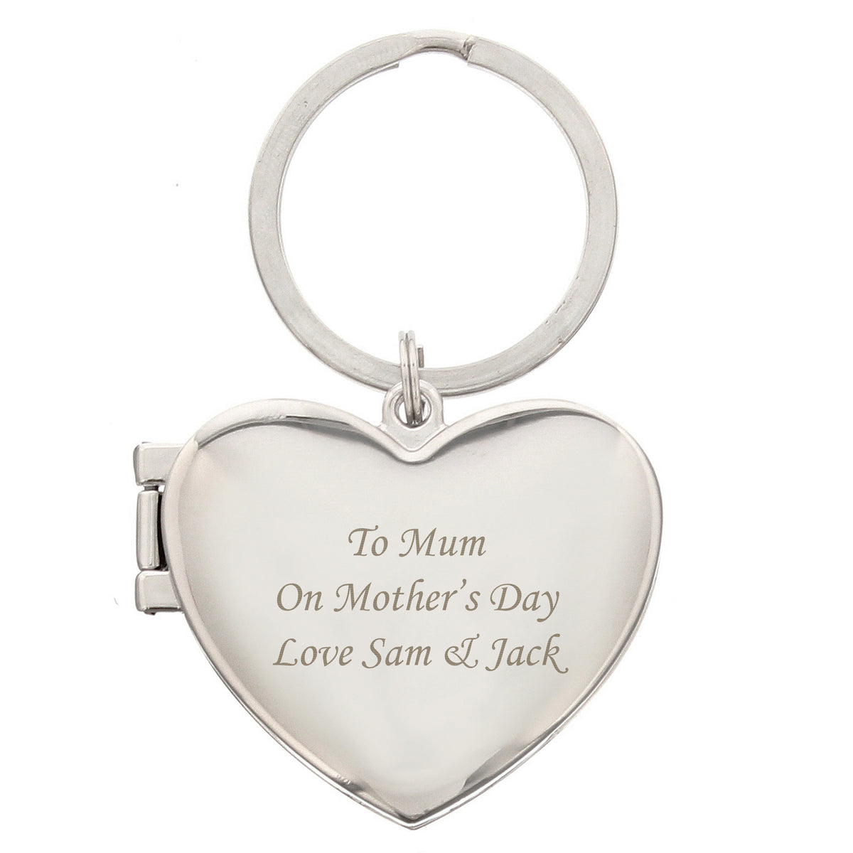 Personalised Heart Photoframe Keyring | Mother's Day Gift