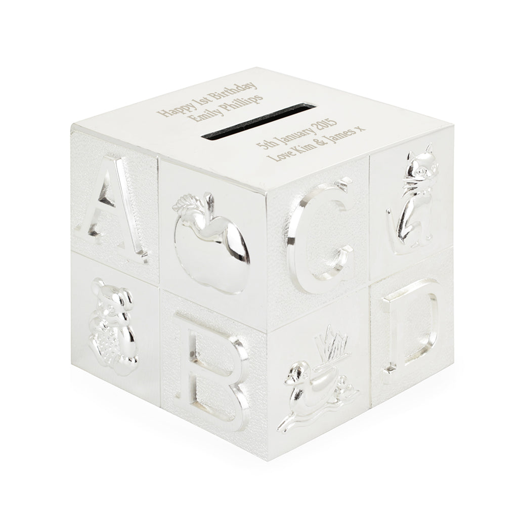 Personalised ABC Money Box | Christmas Gift