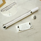 Personalised Plain Silver Plated Certificate Holder | Wedding Gift