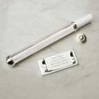 Personalised Plain Silver Plated Certificate Holder | Wedding Gift