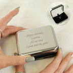 Personalised Box With Sterling Silver Heart Necklace for Wedding