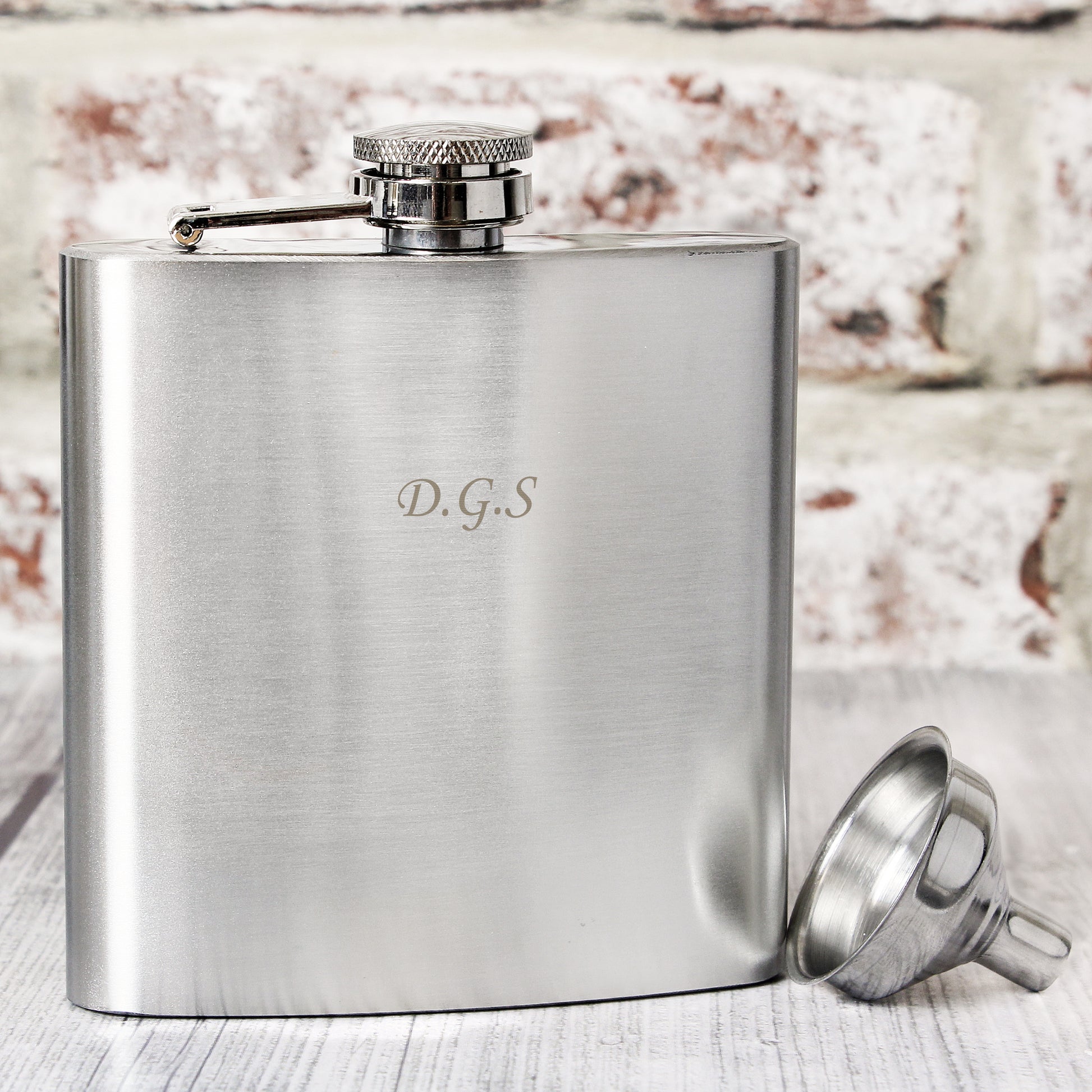 Personalised Boxed Stainless Steel Hip Flask - Hip Flask - Inspired Creative Gifts