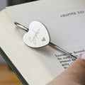Personalised Engraved Heart Bookmark | Keepsakes | Christmas Gift