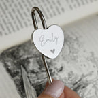 Personalised Engraved Heart Bookmark | Keepsakes | Christmas Gift