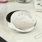 Personalised Birthday Round Trinket Box | Birthday Gift