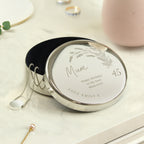 Personalised Birthday Round Trinket Box | Birthday Gift
