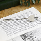 Personalised Engraved Silver Heart Bookmark for Christmas