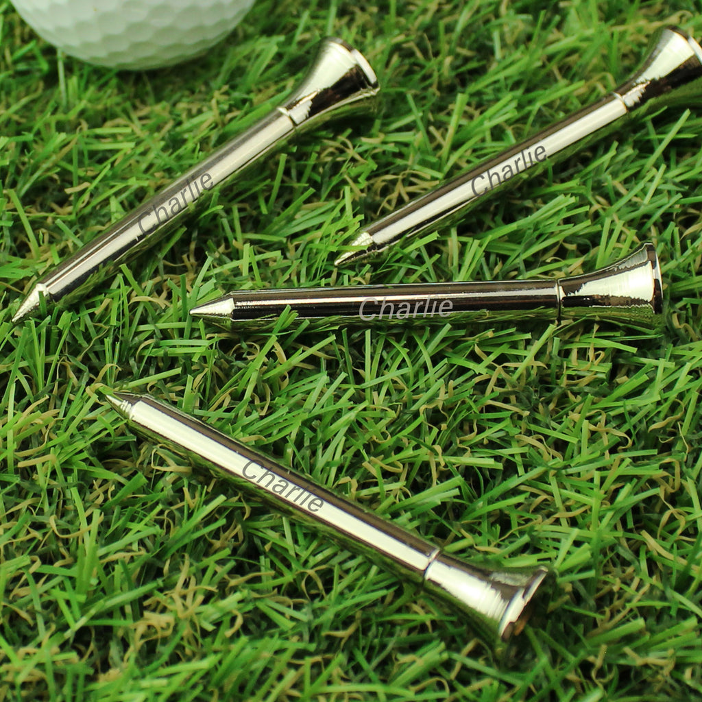 Personalised Pack of 4 Golf Tees | Father's Day Gift