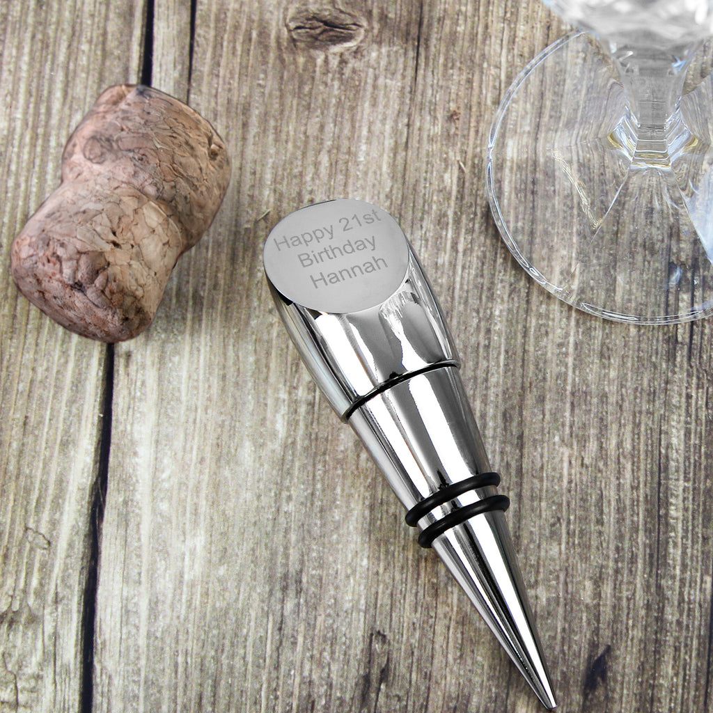 Personalised Wine Stopper - Wine Stopper - Inspired Creative Gifts