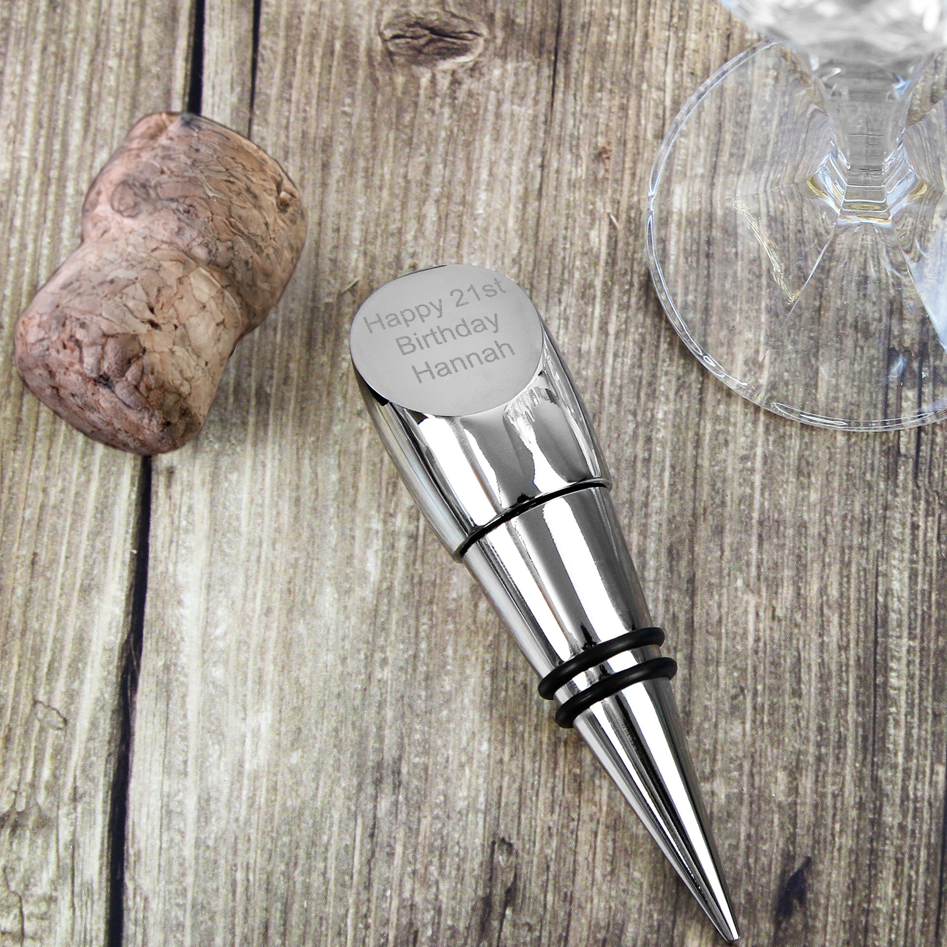 Personalised Wine Stopper - Wine Stopper - Inspired Creative Gifts