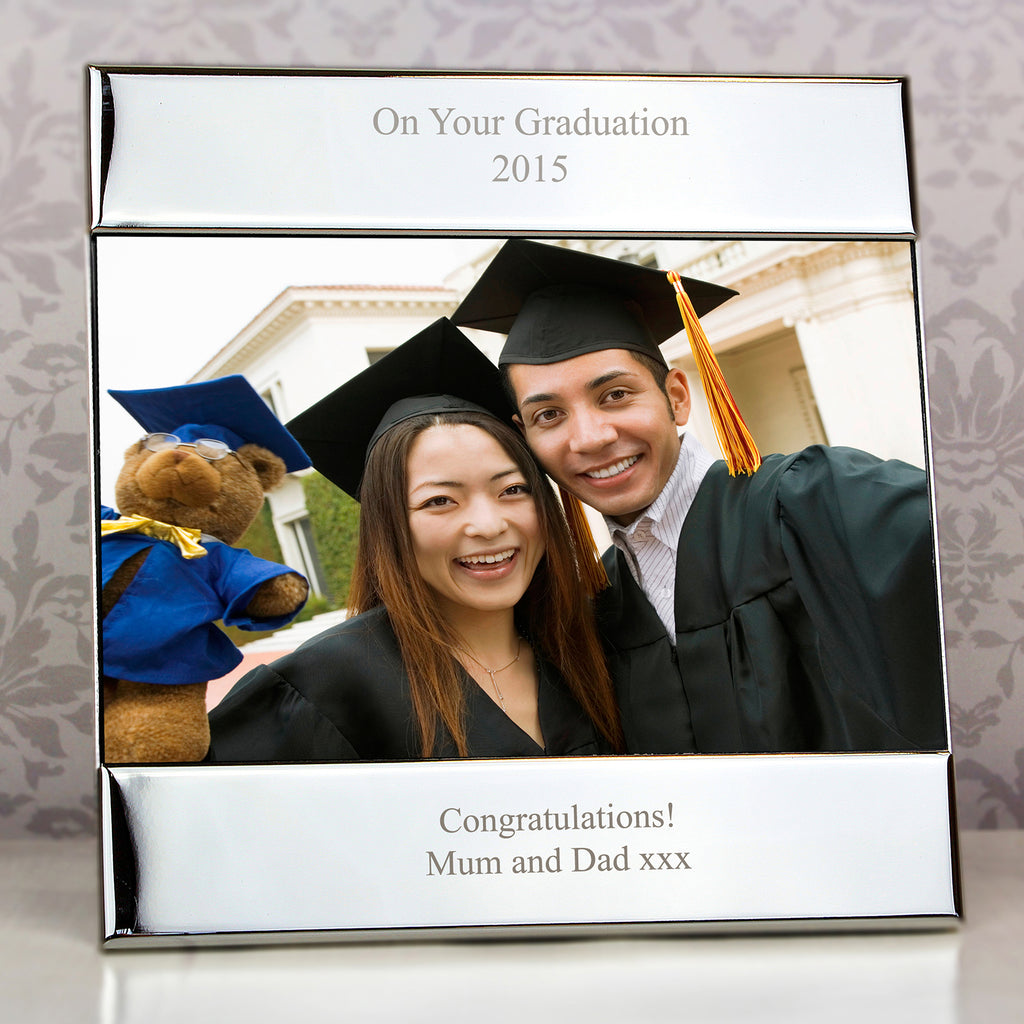 Personalised Silver 6x4 Photo Frame - Inspired Creative Gifts
