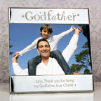 Personalised Silver Godfather 6x4 Photo Frame | Photo Frames, Albums and Guestbooks | Inspired Creative Gifts