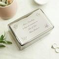 Personalised Butterfly Rectangular Jewellery Box for Mother's Day