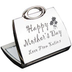 Personalised Happy Mothers Day Compact Mirror | Mother's Day Gift