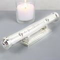 Personalised Christening Silver Plated Certificate Holder for New Baby