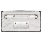Personalised Christening Silver Plated Certificate Holder for New Baby