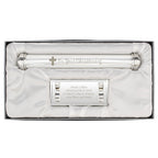 Personalised Christening Cross Silver Plated Certificate Holder