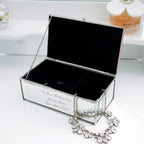 Personalised Any Message Mirrored Jewellery Box | Wedding Gift