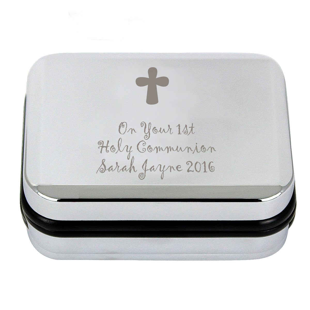 Personalised Cross Necklace and Box | Gift for Her
