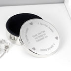 Personalised A Special Auntie Round Trinket Box | Trinket, Jewellery & Keepsake Boxes | Inspired Creative Gifts