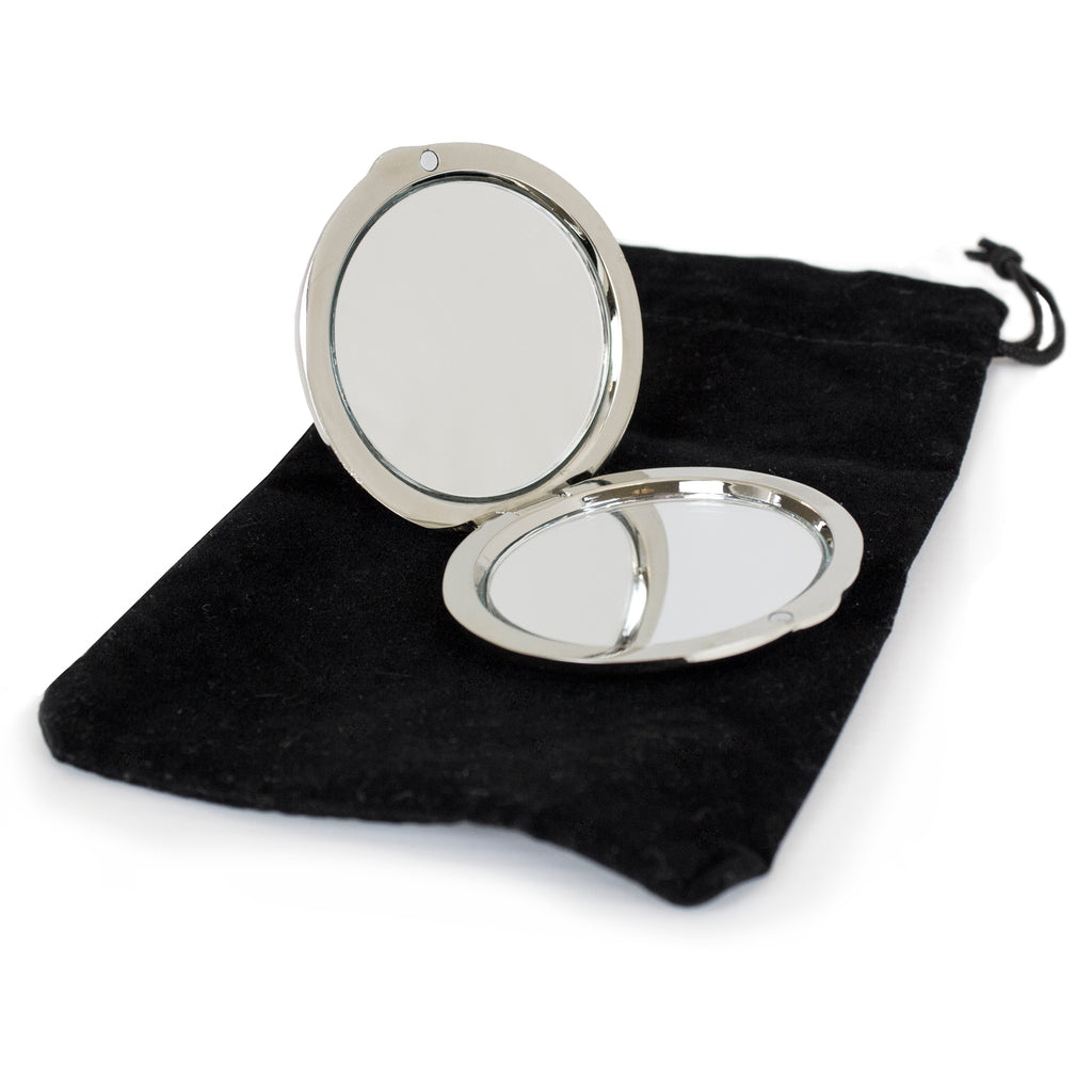 Personalised Butterfly Swirl Compact Mirror | Wedding Gift