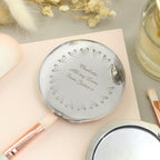Personalised Small Hearts Compact Mirror | Gift for Her