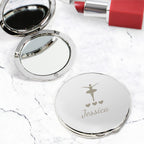 Personalised Ballerina Compact Mirror | Wedding Gift