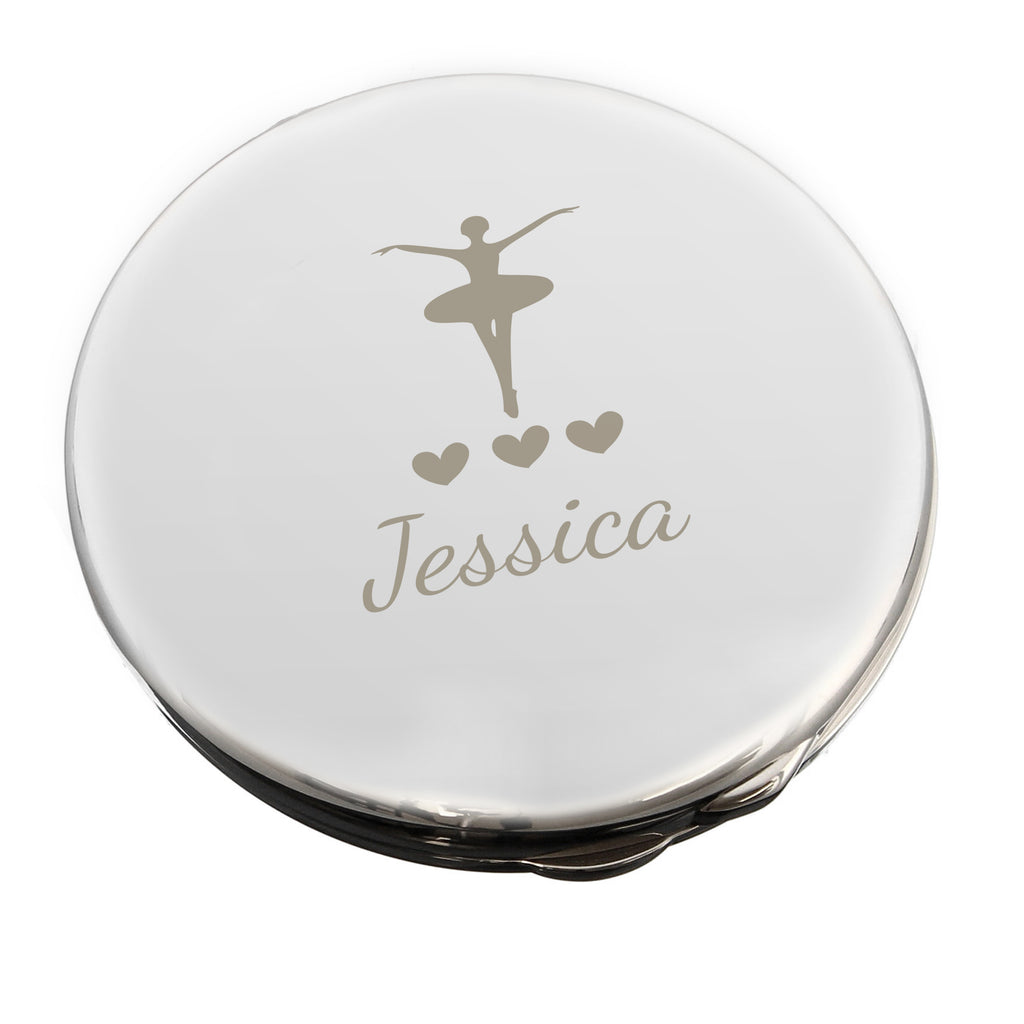Personalised Ballerina Compact Mirror | Wedding Gift