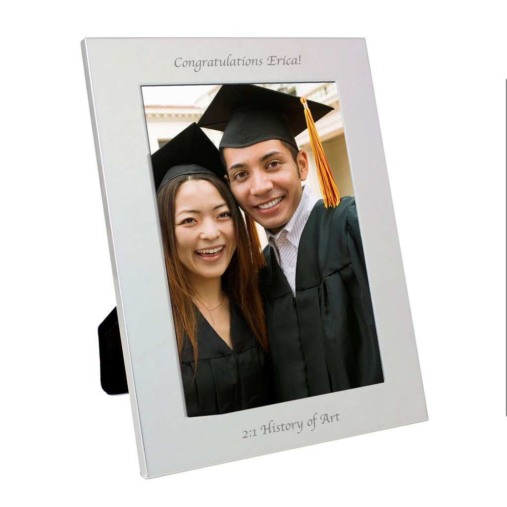 Personalised Silver 5x7 Photo Frame - Inspired Creative Gifts