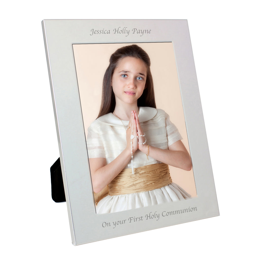 Personalised Silver 5x7 Photo Frame - Inspired Creative Gifts