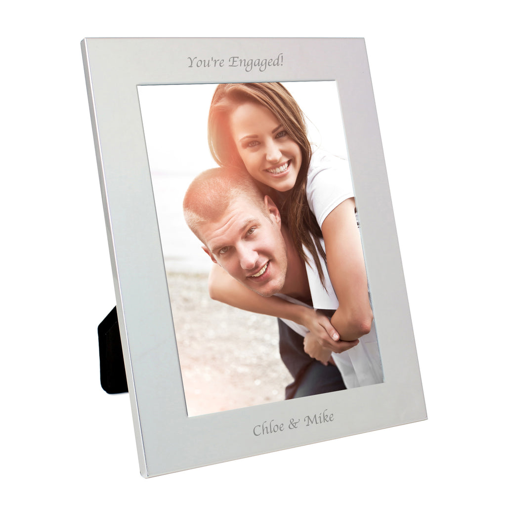 Personalised Silver 5x7 Photo Frame - Inspired Creative Gifts
