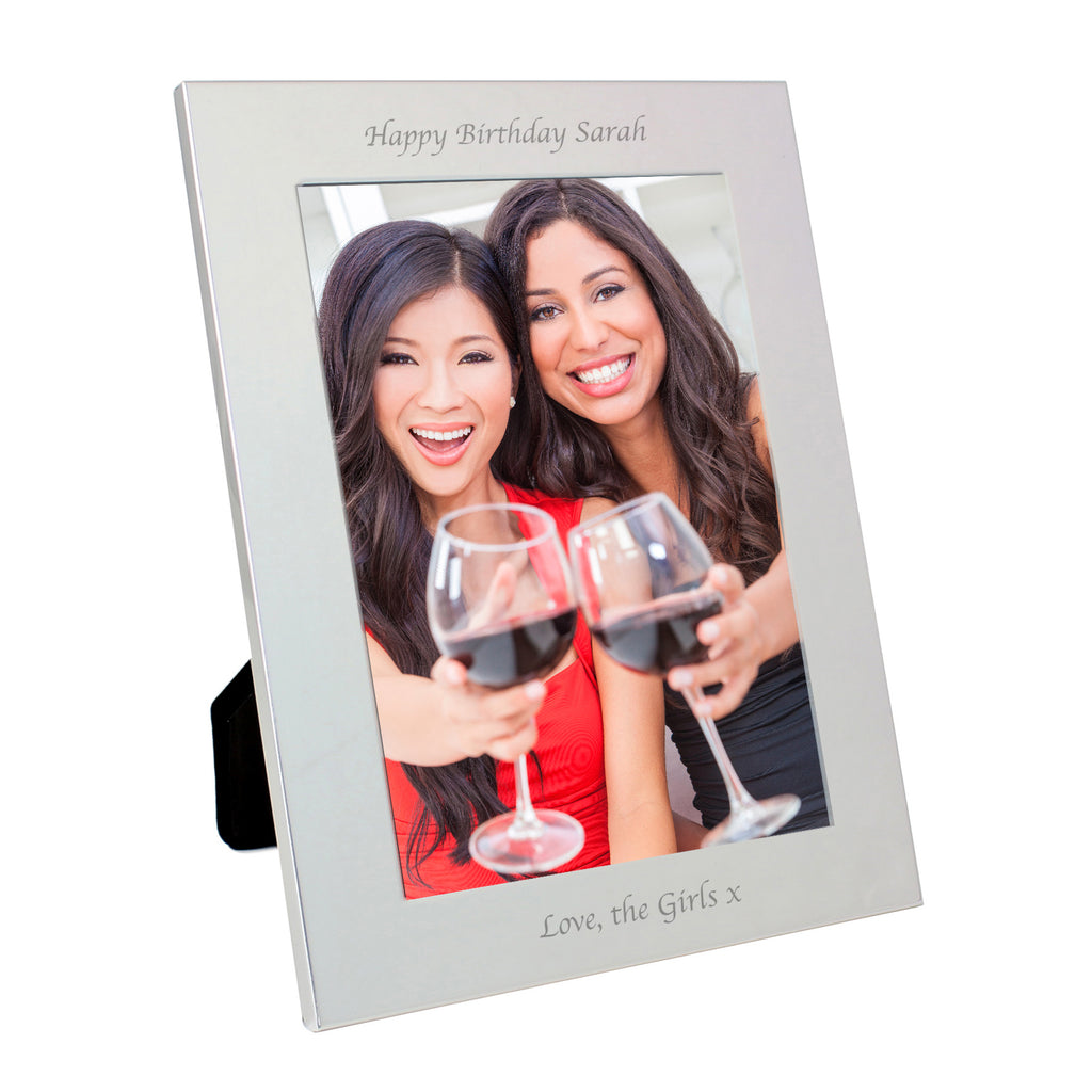 Personalised Silver 5x7 Photo Frame - Inspired Creative Gifts