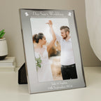 Personalised Silver 5x7 Decorative Our Sons Wedding Photo Frame | Wedding Gift
