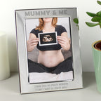 Personalised Silver 5x7 Mummy & Me Photo Frame for Mother's Day