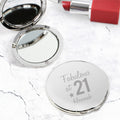 Personalised Fabulous Birthday Big Age Compact Mirror | Birthday Gift
