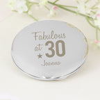 Personalised Fabulous Birthday Big Age Compact Mirror | Birthday Gift