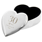 Personalised Birthday Big Age Heart Trinket Box | Trinket, Jewellery & Keepsake Boxes | Inspired Creative Gifts