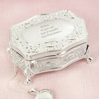 Personalised Any Message Small Antique Trinket Box | Trinket, Jewellery & Keepsake Boxes