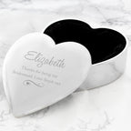 Personalised Any Message Swirls & Hearts Heart Trinket Box | Trinket, Jewellery & Keepsake Boxes | Inspired Creative Gifts