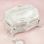 Personalised Classic Small Antique Trinket Box for Wedding